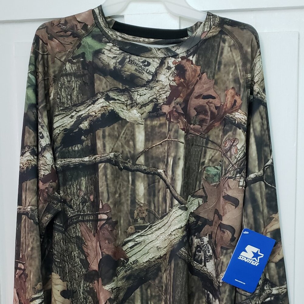 Mossy Oak Camouflage Long Sleeve Shirt - Men 2XL